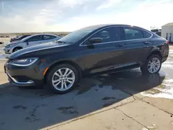 2016 Chrysler 200 Limited en venta en Grand Prairie, TX