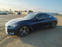 Vehiculos salvage en venta de Copart Bakersfield, CA: 2017 Infiniti Q60 Premium