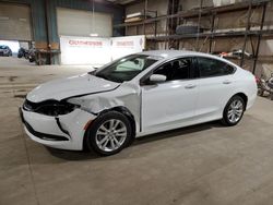 Salvage cars for sale at Eldridge, IA auction: 2016 Chrysler 200 LX