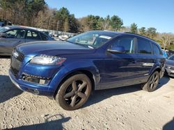 Salvage cars for sale at Mendon, MA auction: 2015 Audi Q7 Premium Plus