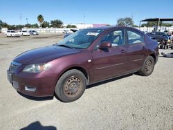 Salvage cars for sale at San Diego, CA auction: 2008 Mazda 3 I