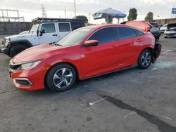 Salvage cars for sale at Wilmington, CA auction: 2019 Honda Civic LX