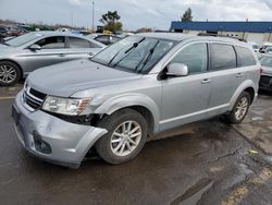 Salvage cars for sale at Woodhaven, MI auction: 2015 Dodge Journey SXT