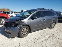 Salvage cars for sale at Temple, TX auction: 2016 Honda Odyssey Touring