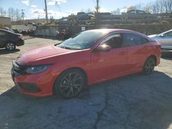 Salvage cars for sale at Marlboro, NY auction: 2021 Honda Civic Sport