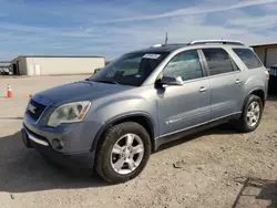 Salvage cars for sale at Temple, TX auction: 2008 GMC Acadia SLT-1