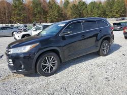 Salvage cars for sale from Copart Gainesville, GA: 2017 Toyota Highlander SE