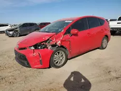 Toyota Prius salvage cars for sale: 2017 Toyota Prius V