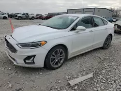 Salvage cars for sale at Wayland, MI auction: 2020 Ford Fusion Titanium