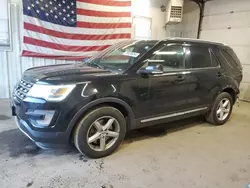 Salvage cars for sale from Copart Lyman, ME: 2017 Ford Explorer XLT