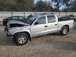 Salvage cars for sale at Hampton, VA auction: 2003 Dodge Dakota Quad Sport