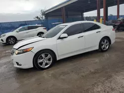 Salvage cars for sale at Riverview, FL auction: 2012 Acura TSX