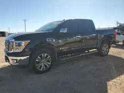 Salvage cars for sale at Andrews, TX auction: 2017 Nissan Titan SV