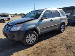 Salvage cars for sale at Colorado Springs, CO auction: 2005 Honda CR-V EX