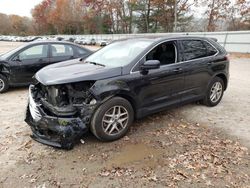 Salvage cars for sale at North Billerica, MA auction: 2021 Ford Edge SEL