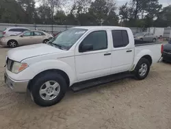 Salvage trucks for sale at Hampton, VA auction: 2006 Nissan Frontier Crew Cab LE