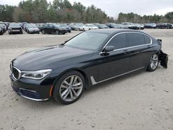 Salvage cars for sale at Mendon, MA auction: 2016 BMW 750 XI