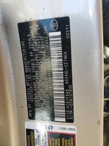 2011 Toyota Camry Base