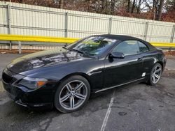 Salvage cars for sale at Brookhaven, NY auction: 2005 BMW 645 CI Automatic