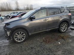 Toyota salvage cars for sale: 2018 Toyota Rav4 HV Limited