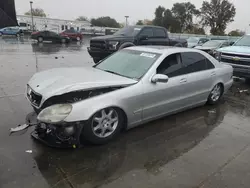 Salvage cars for sale at Sacramento, CA auction: 2000 Mercedes-Benz S 500