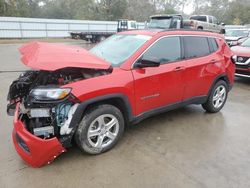 Jeep Compass Latitude salvage cars for sale: 2024 Jeep Compass Latitude