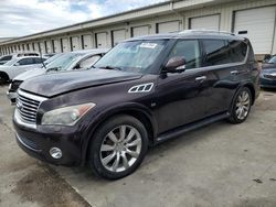 Salvage cars for sale at Louisville, KY auction: 2014 Infiniti QX80