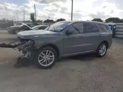 Dodge Durango gt Vehiculos salvage en venta: 2022 Dodge Durango GT