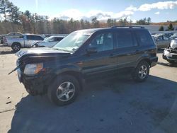 Salvage cars for sale at Windham, ME auction: 2007 Honda Pilot EXL