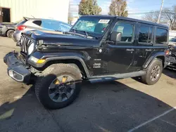 Salvage cars for sale at Moraine, OH auction: 2019 Jeep Wrangler Unlimited Sahara