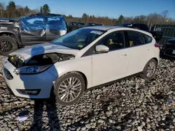 Salvage cars for sale at Candia, NH auction: 2018 Ford Focus Titanium