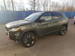 Jeep salvage cars for sale: 2018 Jeep Compass Trailhawk