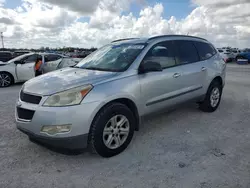 Salvage cars for sale from Copart Arcadia, FL: 2010 Chevrolet Traverse LS