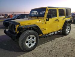 Jeep Wrangler Unlimited Sport salvage cars for sale: 2015 Jeep Wrangler Unlimited Sport