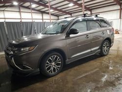 Salvage cars for sale at Pennsburg, PA auction: 2016 Mitsubishi Outlander SE