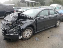 Salvage cars for sale at Savannah, GA auction: 2014 Ford Fusion S