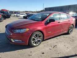 Salvage cars for sale at Fredericksburg, VA auction: 2017 Ford Fusion SE Hybrid