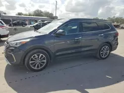 Hyundai salvage cars for sale: 2017 Hyundai Santa FE SE