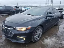 Salvage Cars with No Bids Yet For Sale at auction: 2017 Chevrolet Malibu Premier