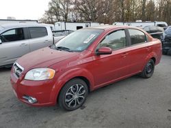 Chevrolet salvage cars for sale: 2011 Chevrolet Aveo LT