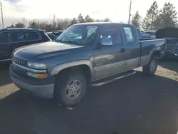 Salvage Trucks with No Bids Yet For Sale at auction: 2002 Chevrolet Silverado K1500