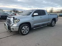 Flood-damaged cars for sale at auction: 2020 Toyota Tundra Double Cab Limited