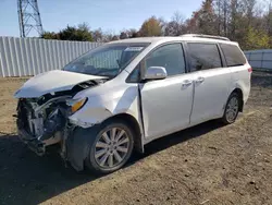 Salvage cars for sale at auction: 2013 Toyota Sienna XLE