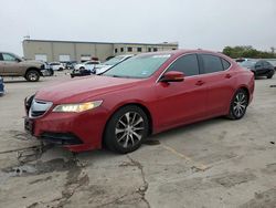 Salvage cars for sale from Copart Wilmer, TX: 2017 Acura TLX Tech