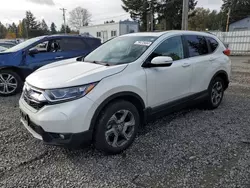 Salvage cars for sale at Graham, WA auction: 2017 Honda CR-V EX