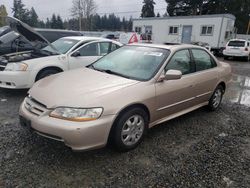 Honda salvage cars for sale: 2002 Honda Accord EX