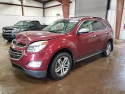 Salvage cars for sale from Copart Lansing, MI: 2016 Chevrolet Equinox LTZ