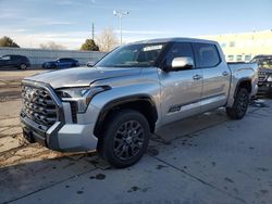 Toyota Tundra Crewmax Platinum Vehiculos salvage en venta: 2024 Toyota Tundra Crewmax Platinum