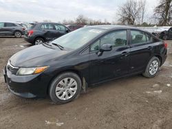 Honda Civic Vehiculos salvage en venta: 2012 Honda Civic LX