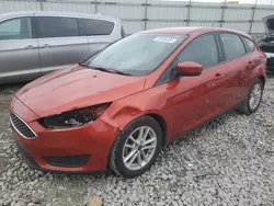 Salvage cars for sale at Cahokia Heights, IL auction: 2018 Ford Focus SE